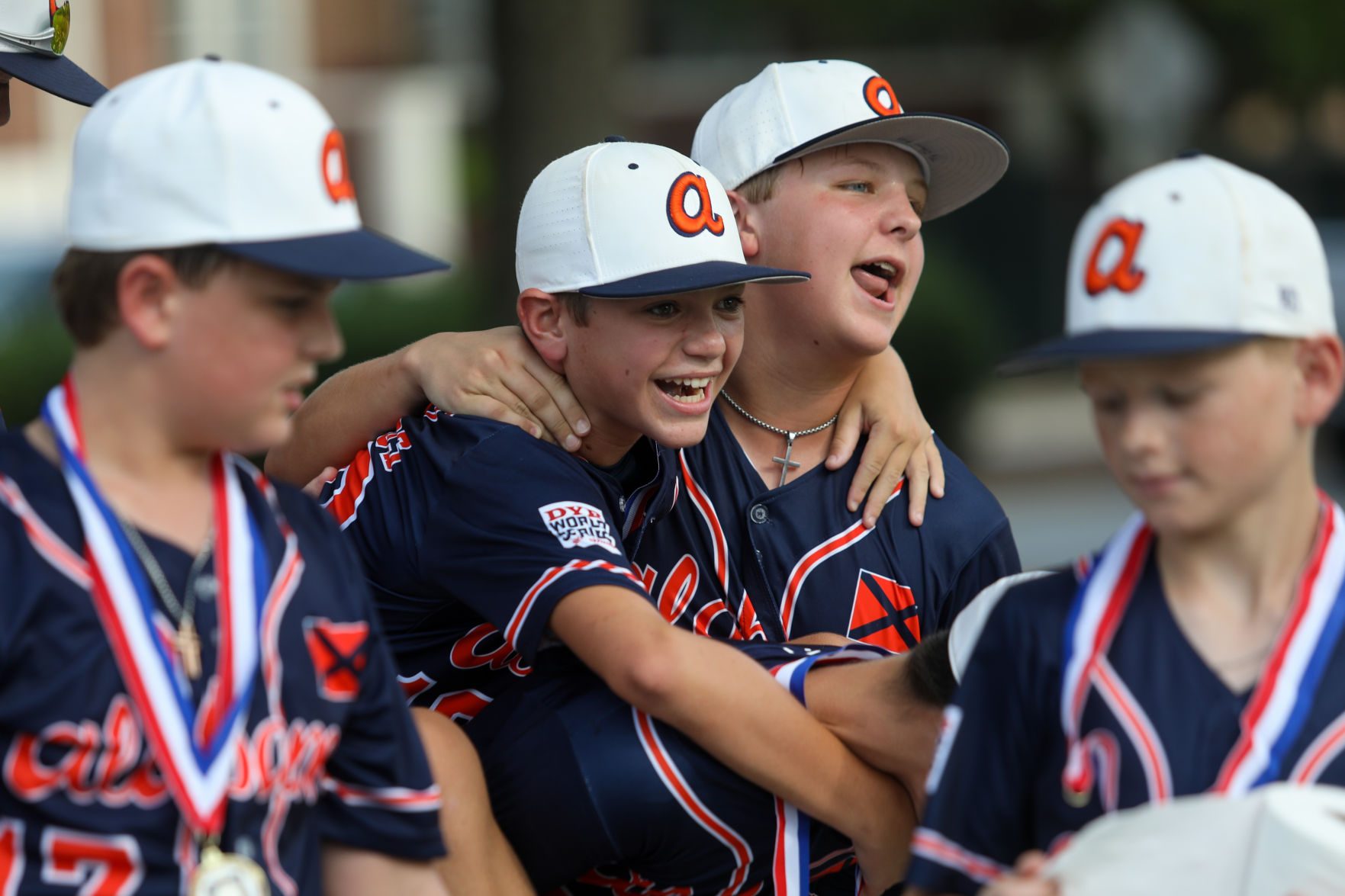 Auburn Orange Dixie Youth Baseball World Series champion celebration